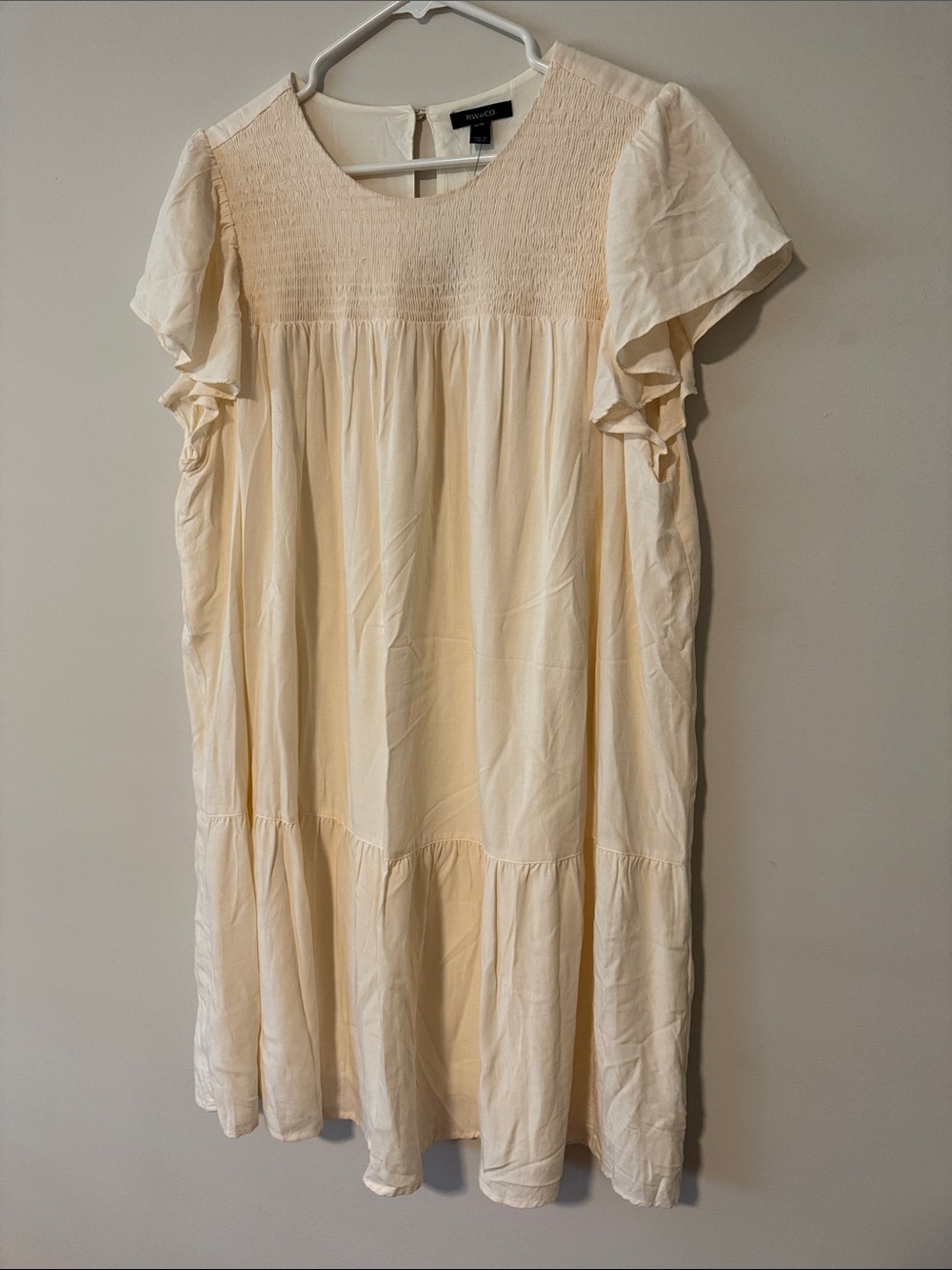 RW&Co Cream Dress